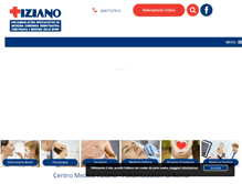Tablet Screenshot of centromedicotiziano.it